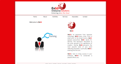 Desktop Screenshot of ensoindia.net
